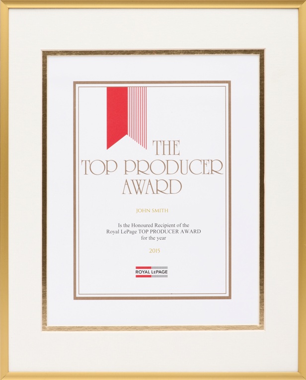 The Top Producer Award